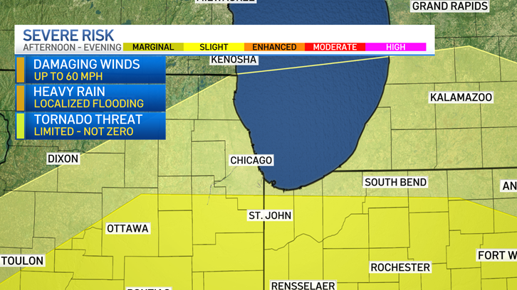 Potentially Severe Storms Could Hit Parts of Chicago Area Friday