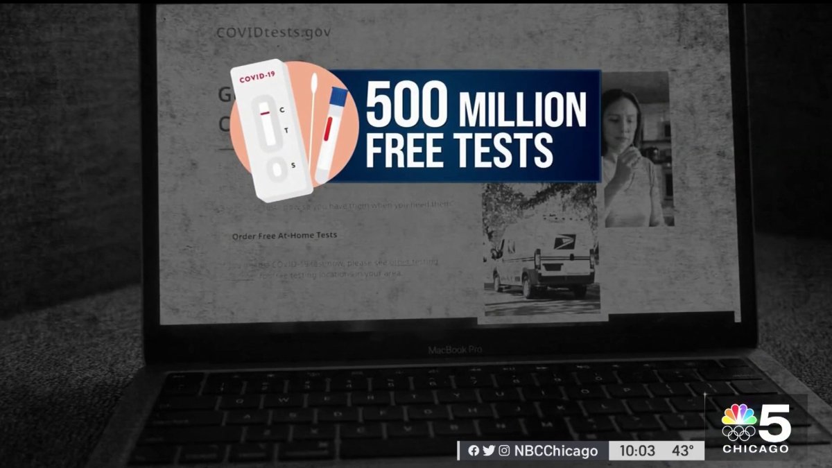 Federal Website for Free At-Home COVID Tests Set for Full Launch - NBC Chicago