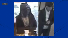 The FBI is seeking the individual pictured above in connection with a Monday bank robbery in south suburban Homewood.