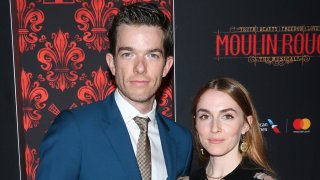 Actor/comedian John Mulaney and Annamarie Tendler