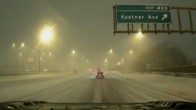 Dangerous Travel Conditions Reported as Lake Effect Snow Hits Parts of Chicago Area