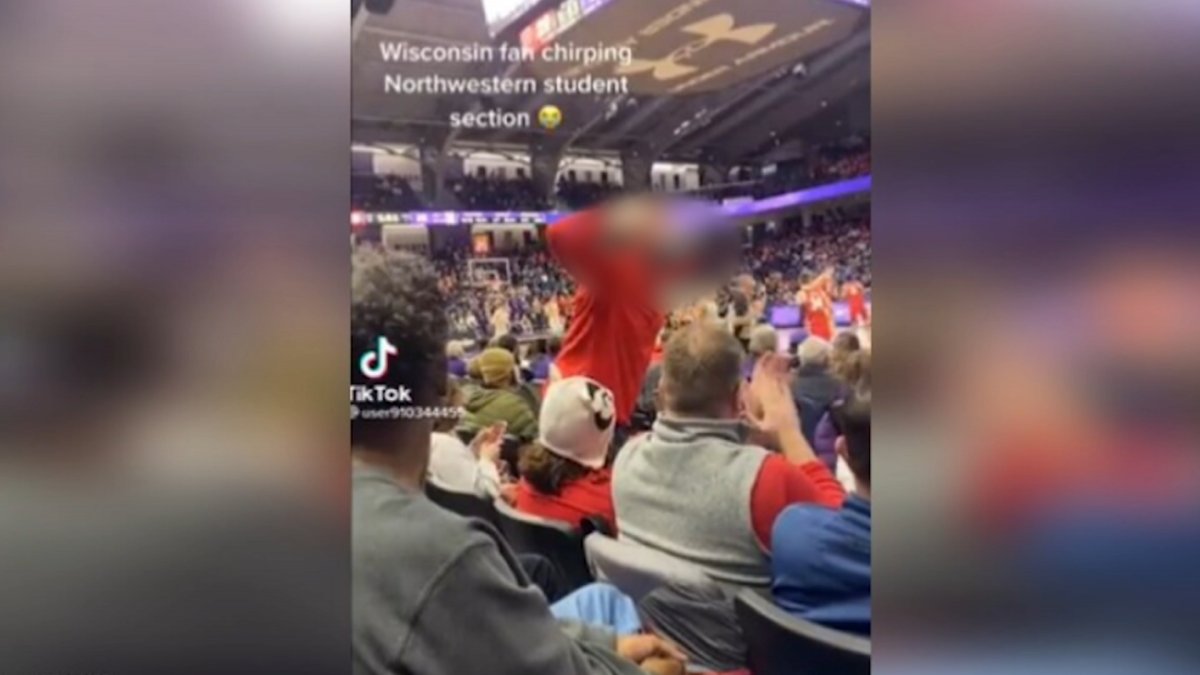 Wisconsin Fan Removed from Basketball Game at Northwestern After Making ...