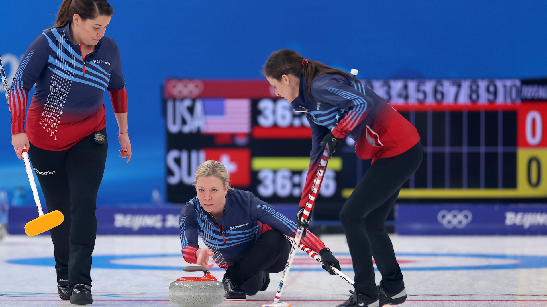 Usa Women S Curling Loses To Switzerland 9 6 In Round Robin Match Nbc Chicago