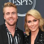 Ski racers Aleksander Kilde and Mikaela Shiffrin attend the 2021 ESPY Awards at Rooftop At Pier 17 on July 10, 2021, in New York City.