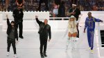 Eminem, Kendrick Lamar, Dr. Dre, Mary J. Blige, 50 Cent, and Snoop Dogg perform