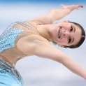 Alysa Liu of Team United States competes during the Women's Free Skate at the 2022 Winter Olympic Games, Feb. 17, 2022, in Beijing, China.