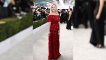 Kirsten Dunst attends attends the 28th Annual Screen Actors Guild Awards at Barker Hangar, Feb. 27, 2022, in Santa Monica, California.