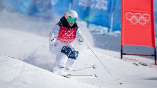 Perrine Laffont at the 2022 Winter Olympics