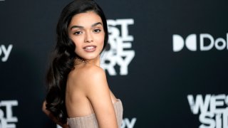 FILE - Rachel Zegler attends the "West Side Story" premiere in New York on Nov. 29, 2021. The film is nominated for seven Academy Awards, including best picture, director and supporting actress for Ariana DeBose. The 20-year-old actor has been invited to be a presenter at the ceremony, according to a report in The Hollywood Reporter. The gesture came two days after Zegler, who plays Maria, posted on social media that she had not been invited to the awards and would be rooting for “West Side Story” from her couch.