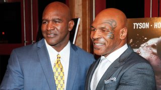 Evander Holyfield and Mike Tyson,