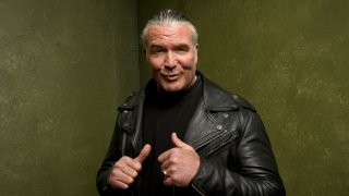Wrestler Scott Hall from "The Resurrection of Jake The Snake Roberts" poses for a portrait at the Village at the Lift Presented by McDonald's McCafe during the 2015 Sundance Film Festival on January 23, 2015, in Park City, Utah.