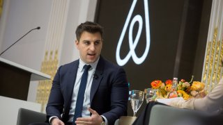 Brian Chesky, chief executive officer and co-founder of Airbnb
