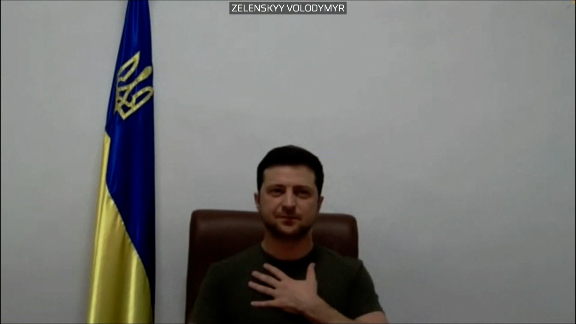 Translator Chokes Up During Zelenskyy’s Emotional Speech To European ...