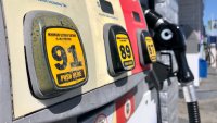 An up-close look at gasoline octanes at a gas station in San Diego, taken on Saturday, March 26, 2022.