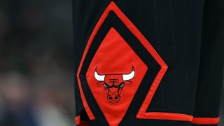 MILWAUKEE, WISCONSIN – JANUARY 20: A detailed view of the Chicago Bulls logo during a game between the Milwaukee Bucks and the Chicago Bulls at Fiserv Forum on January 20, 2020 in Milwaukee, Wisconsin. NOTE TO USER: User expressly acknowledges and agrees that, by downloading and or using this photograph, User is consenting to the terms and conditions of the Getty Images License Agreement. (Photo by Stacy Revere/Getty Images)
