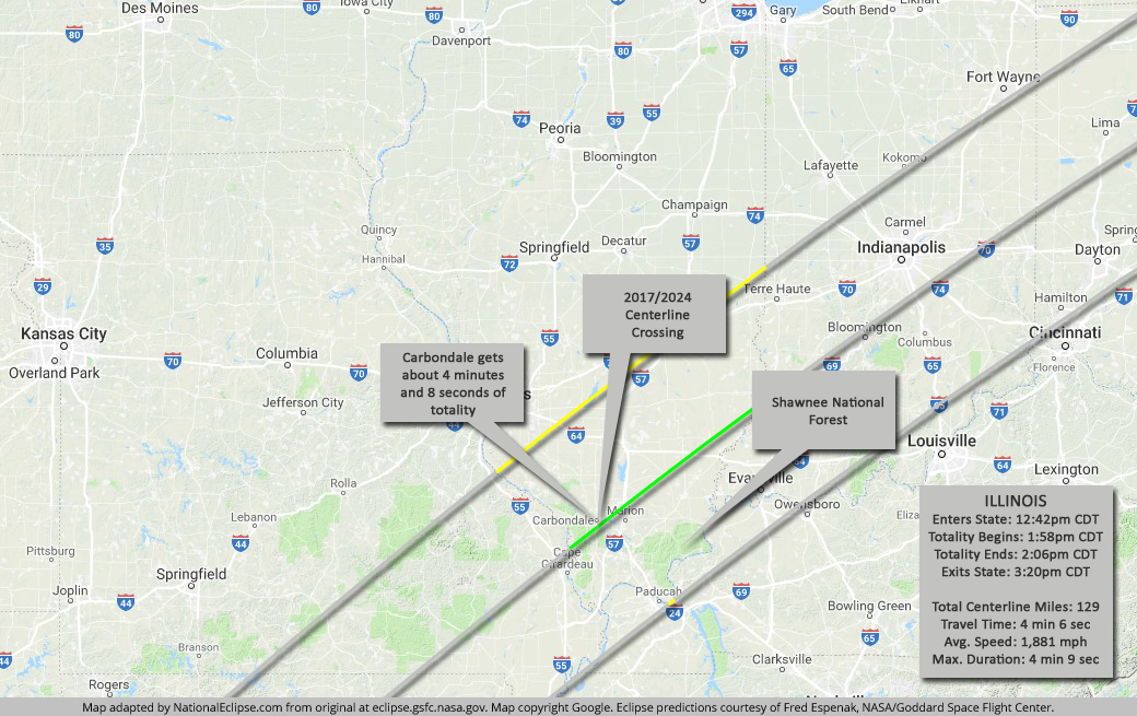 The Next Solar Eclipse is in 2024 and Illinois is in the ‘Path of