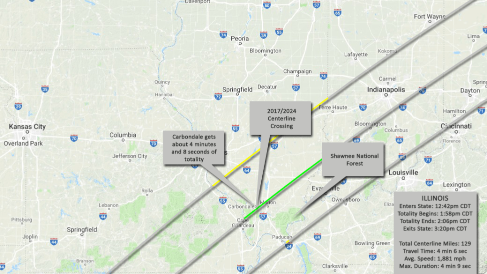 The Next Solar Eclipse is in 2025 and Illinois is in the โPath of