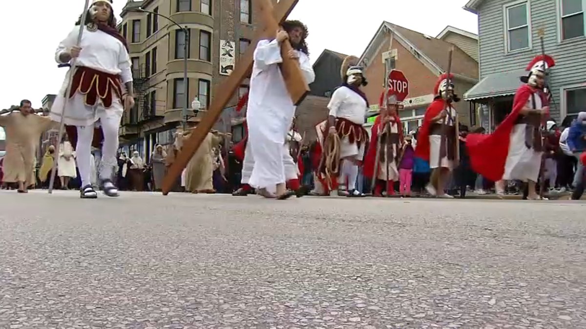 Stations of the Cross Procession Returns to Pilsen NBC Chicago