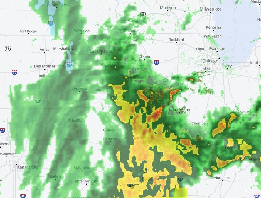 Live Blog: Thunderstorms Hitting Area With High Winds, Heavy Rain - Vimarsana News