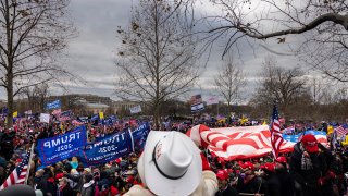 Trump Supporters Hold "Stop The Steal" Rally In DC Amid Ratification Of Presidential Election