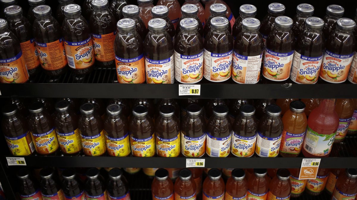 Diet Snapple Rebrands as Zero Sugar Snapple – NBC Chicago