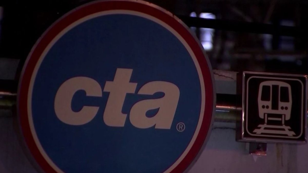 CTA Red Line service standing at Grand station, delays expected