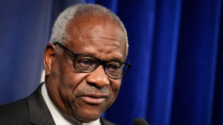 Justice Thomas Attends Forum On His 30 Year Supreme Court Legacy