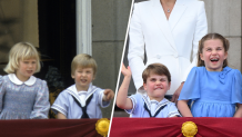 Prince William and Prince Louis