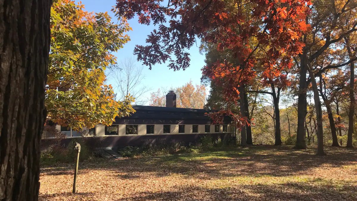 This 100-Year-Old Train Car Outside Chicago is Available to Rent For