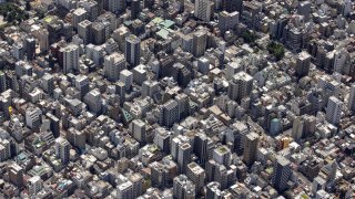 Tokyo aerial view