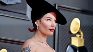 Halsey attends the 64th Annual GRAMMY Awards