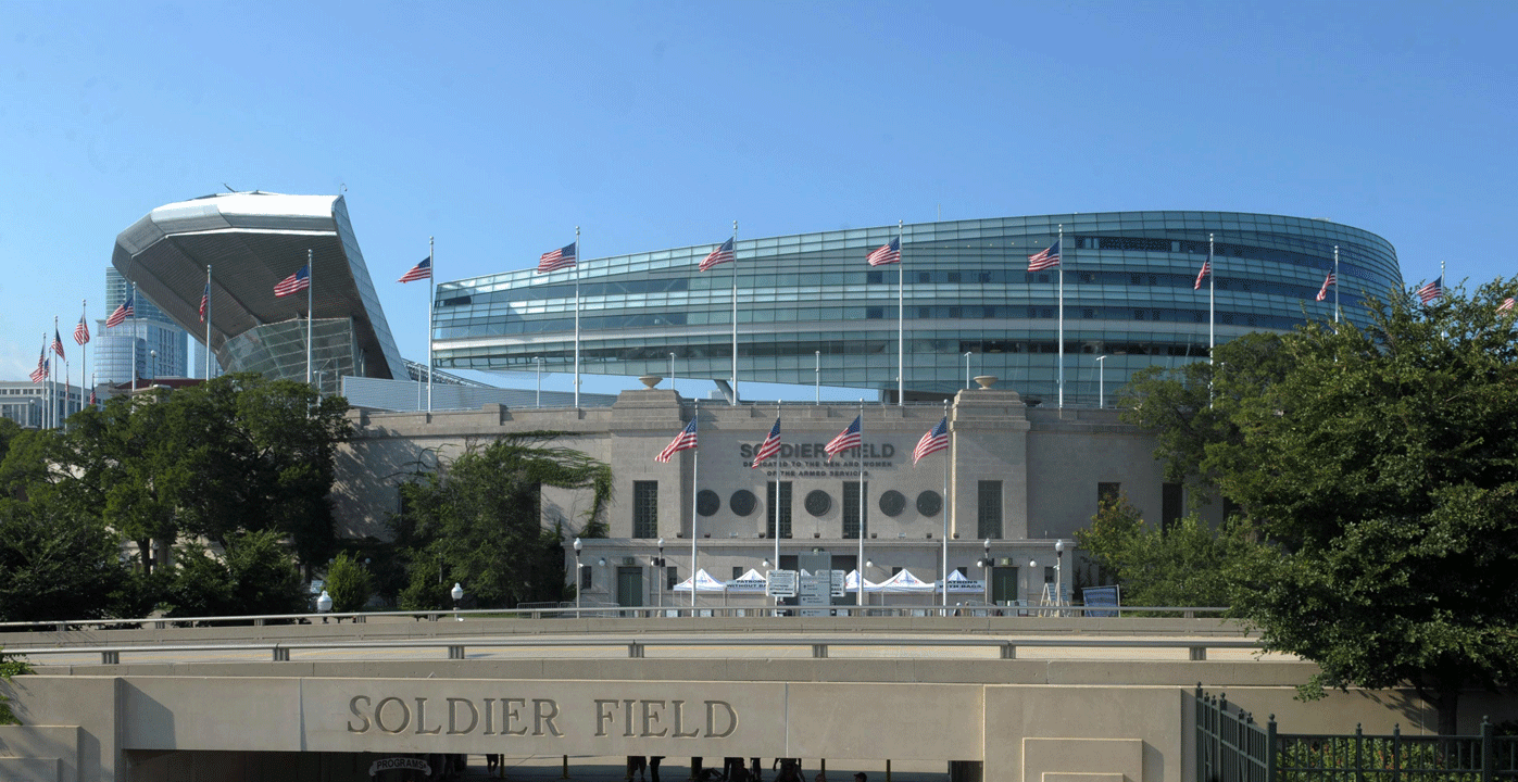 bears first game at soldier field