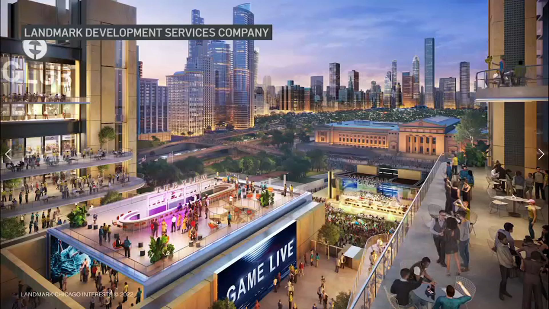 Landmark Development Releases Video with Domed Soldier Field - Connect CRE