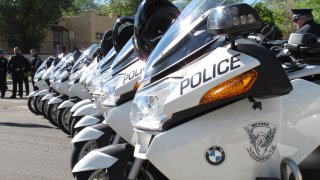 FILE- Police vehicles for Albuquerque Police Department.