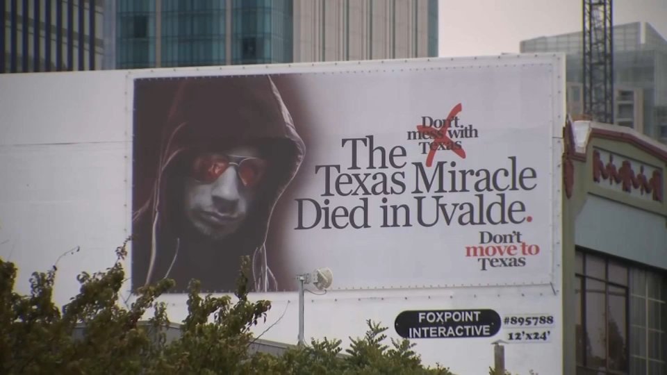 Controversial Billboards Seen in San Francisco, Los Angeles Warn Against Moving to Texas – NBC Chicago - Vimarsana News