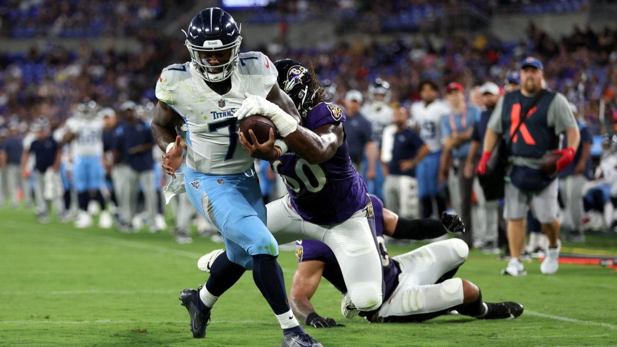 2022 NFL Preseason: Malik Willis Scrambles for First Touchdown Vs. Ravens –  NBC Chicago