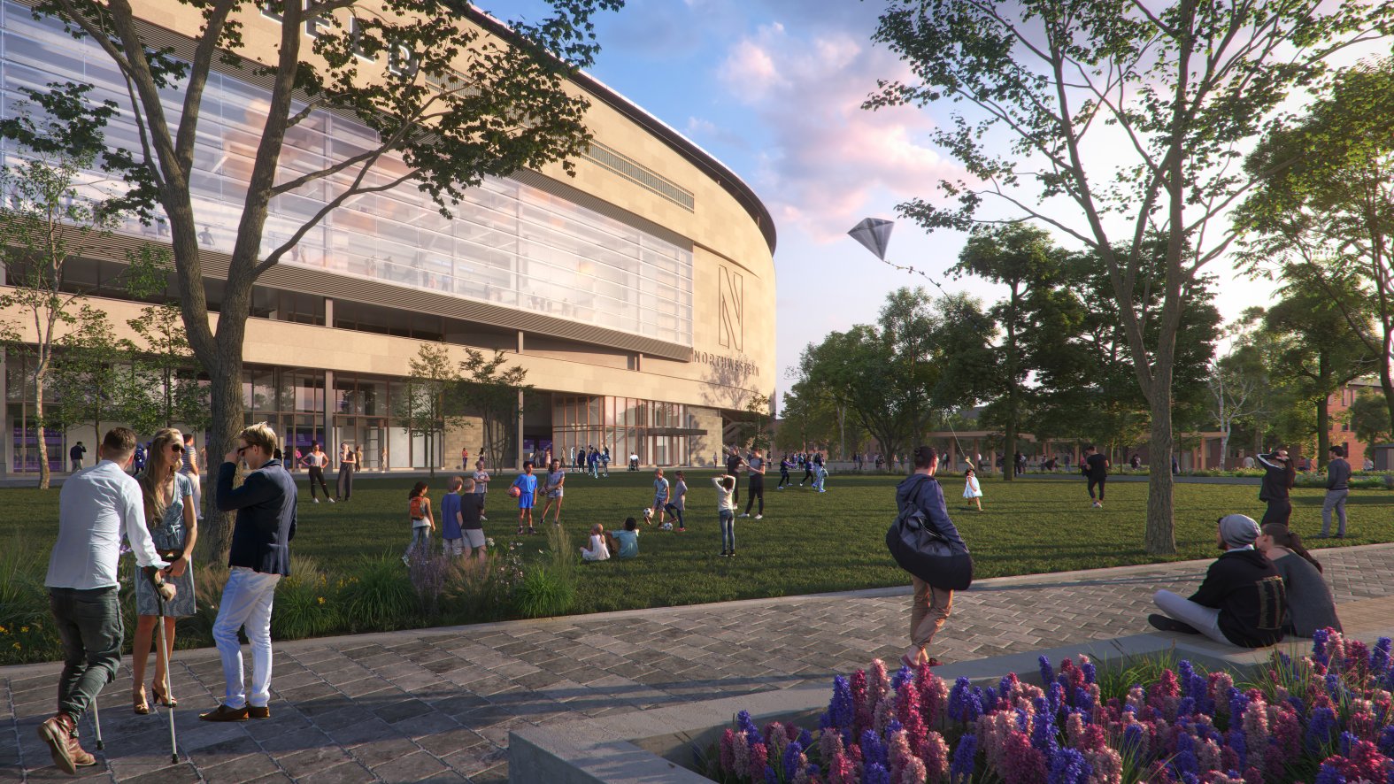 Photos: Northwestern Unveils Plans for Brand New Football Stadium – NBC ...