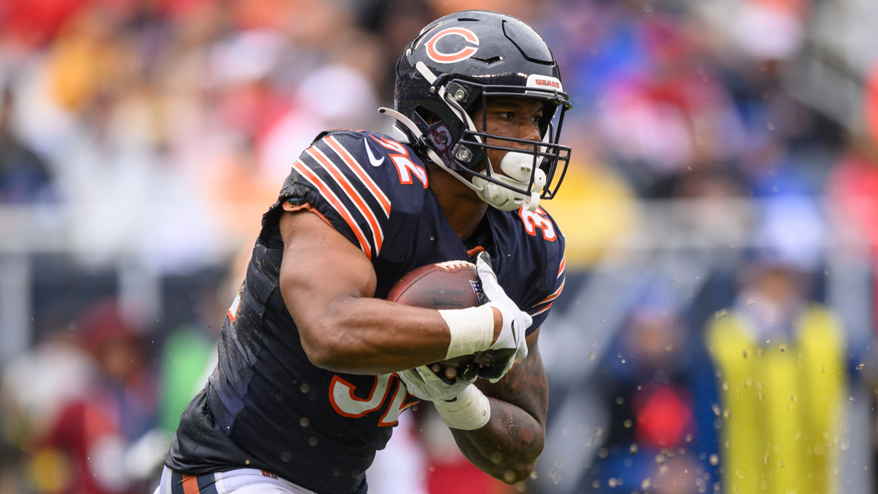 David Montgomery Leaves Sunday's Bears Game With Leg Injury