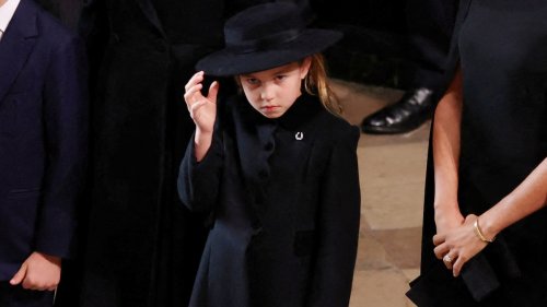 See the Sweet Way Princess Charlotte Honored Queen Elizabeth During Funeral Service