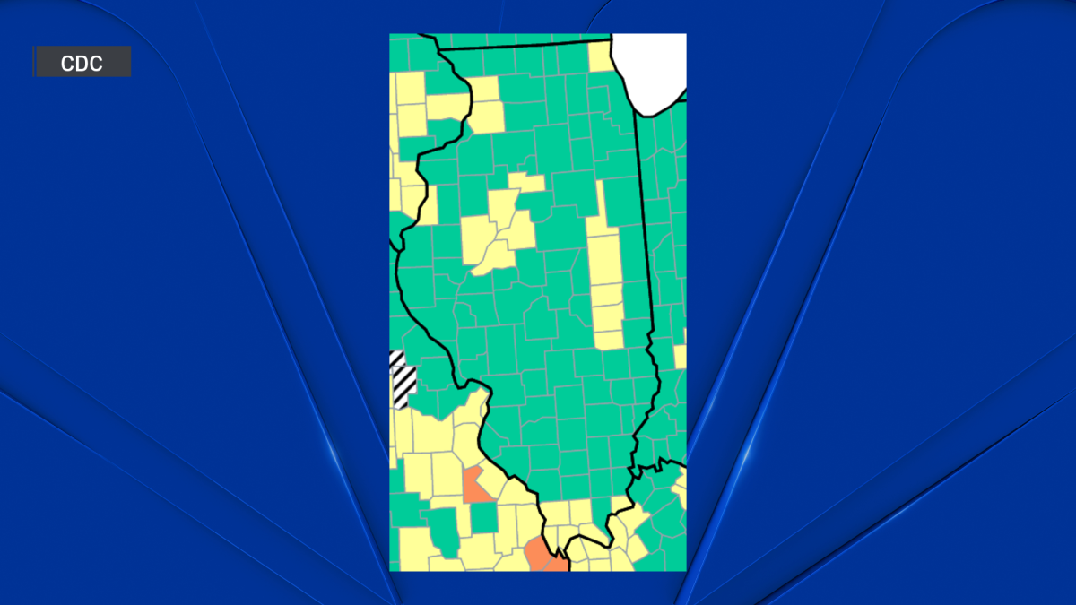 No Illinois Counties at 'High' COVID Community Level Status for First Time in Months, CDC Data Reveals - Vimarsana News