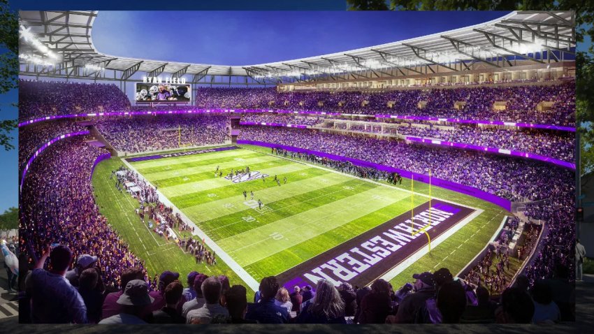 Northwestern football stadium opening date set by school – NBC Chicago