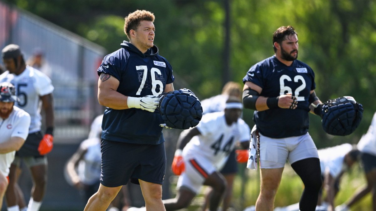 Bears' lack of offensive line depth getting exposed early at training camp – NBC Chicago - Vimarsana News
