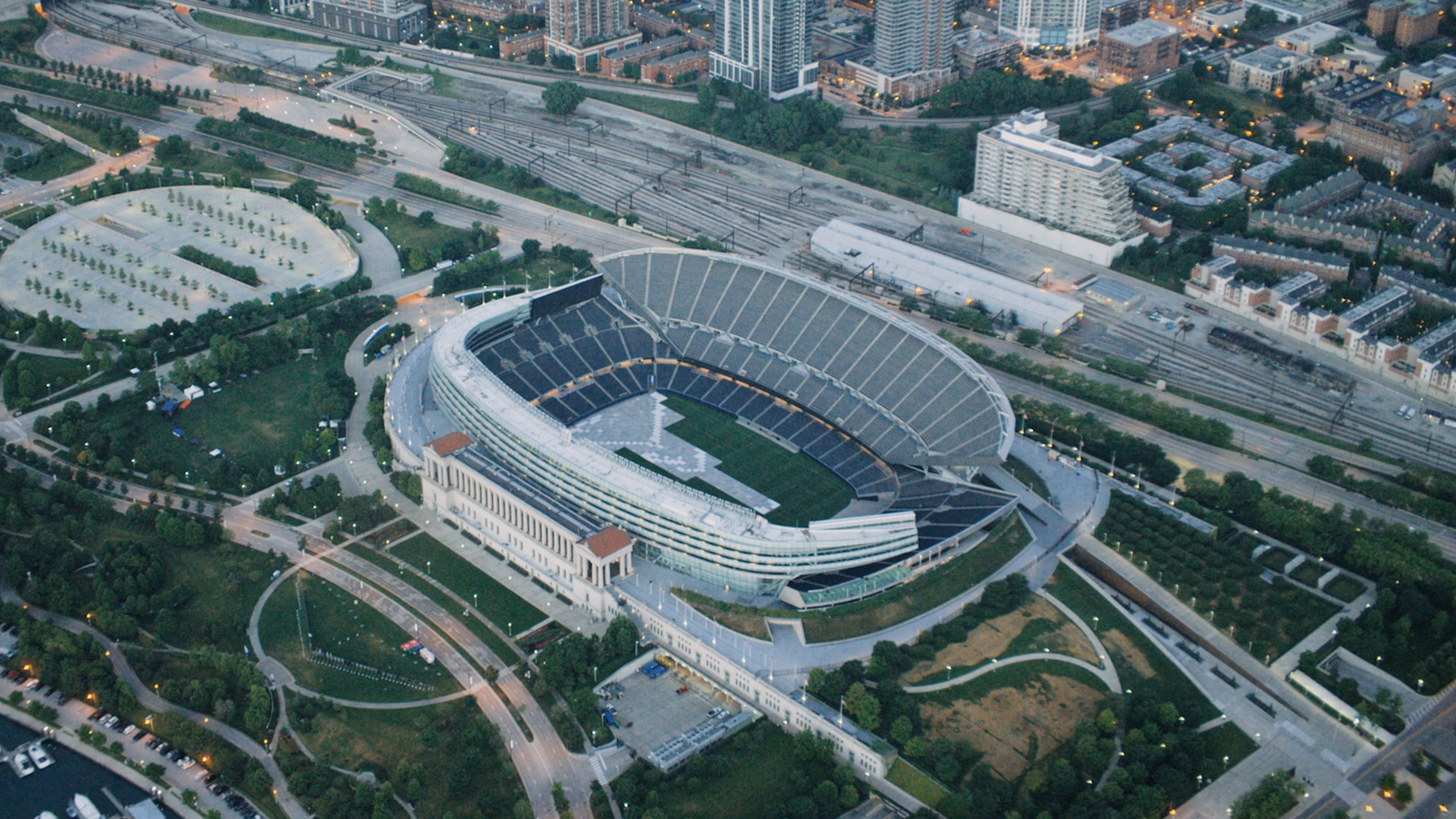 chicago bears stadium images - Google Search