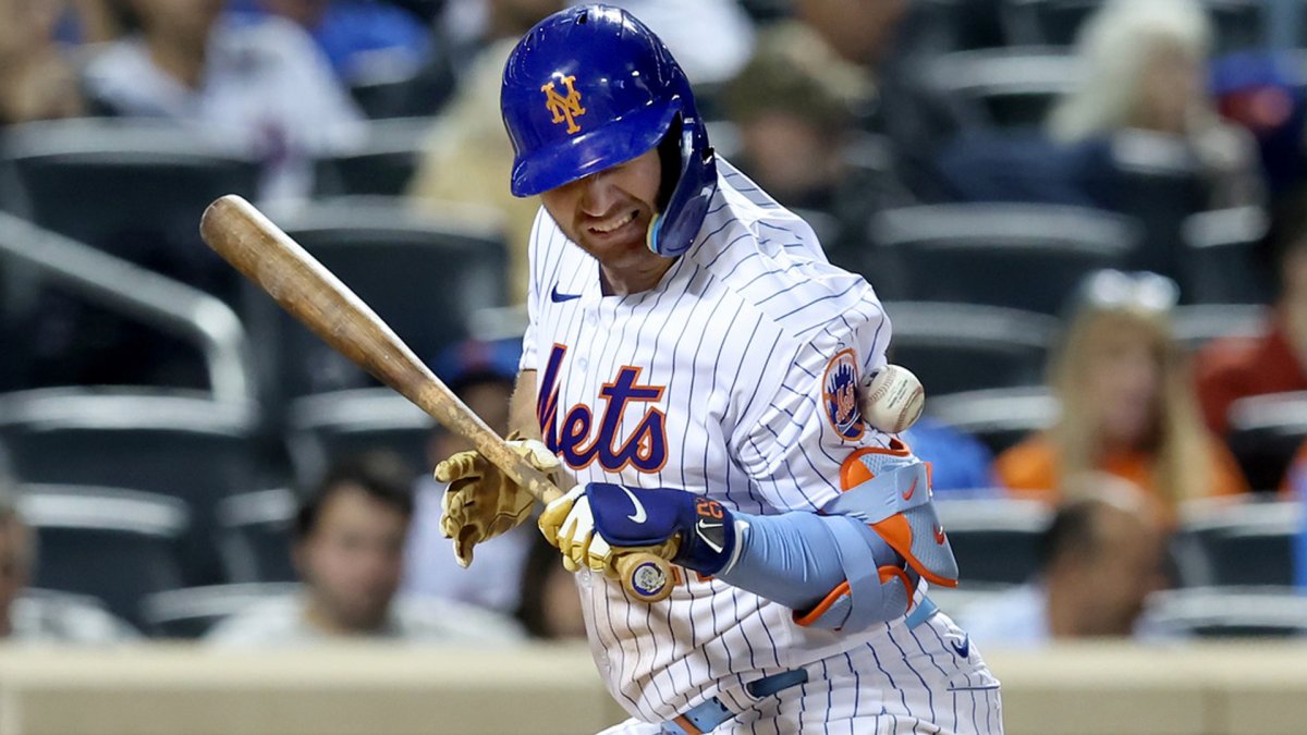 Mets LF Mark Canha plans to break HBP record, addresses high