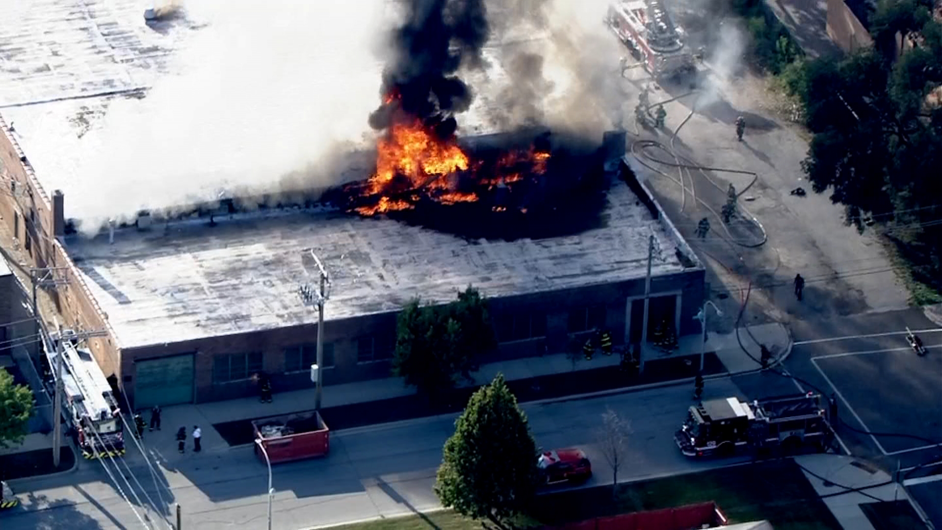 Fire Engulfs Auburn Gresham Commercial Building