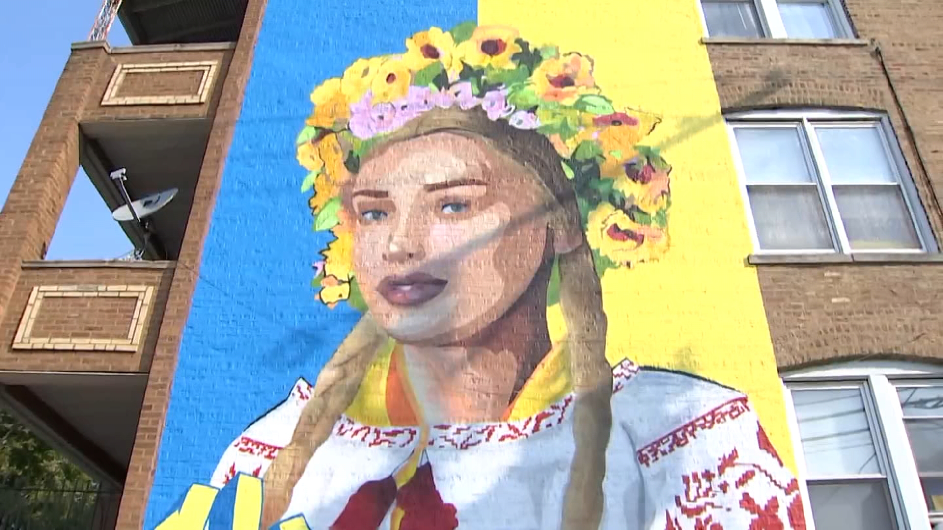 Artists Inspire ‘Hope' Through Murals on Ukrainian Village Buildings