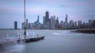 A windy day in Chicago