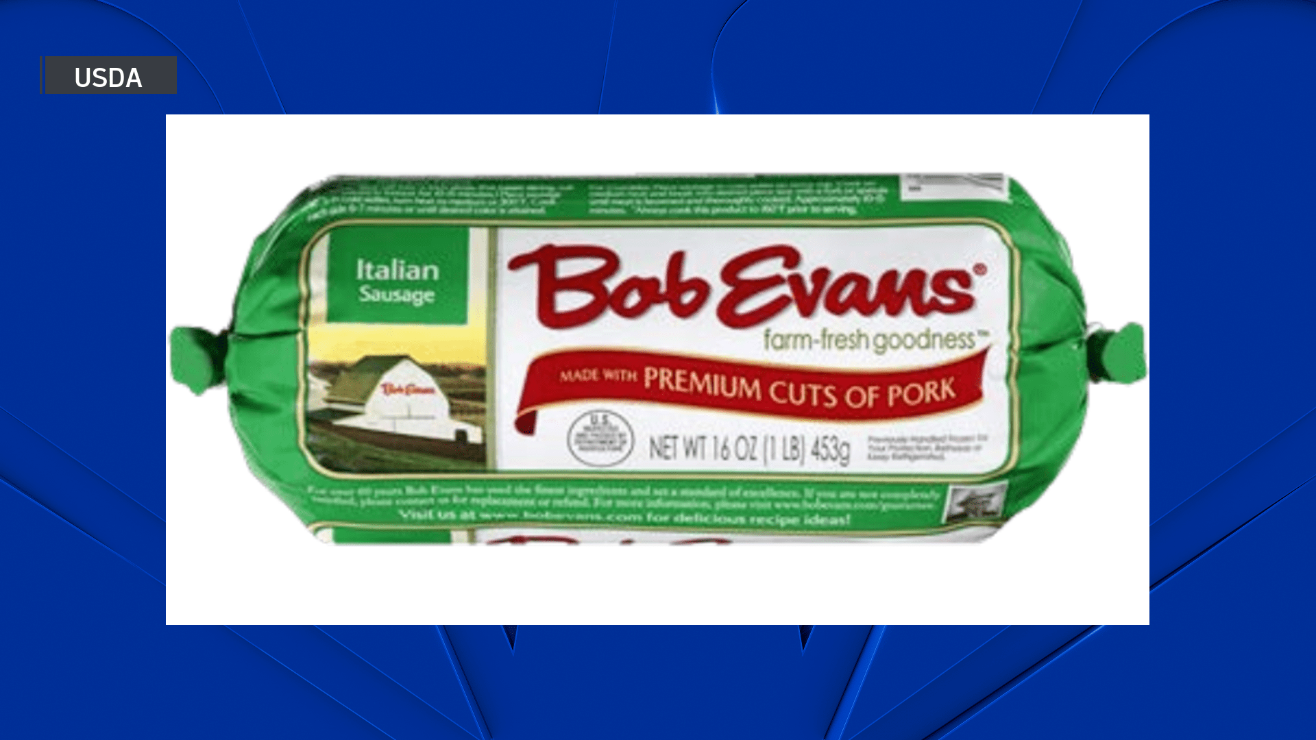Bob Evans Recalls Italian Sausage Due to Possible Contamination