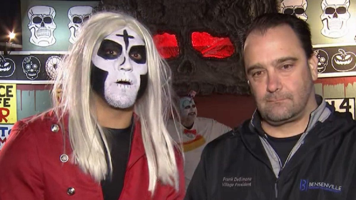 Bensenville Family Brings Iconic Neighborhood Halloween Display to