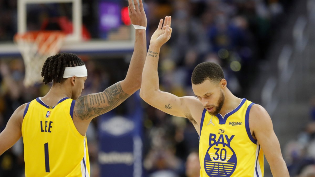 Steph Curry Hilariously Wakes Up Son Celebrating Damion Lee’s Game